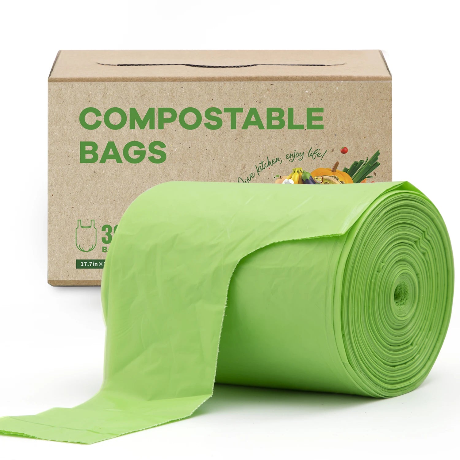 EcoNest Kitchen 13 Gallon Compostable Trash Bags