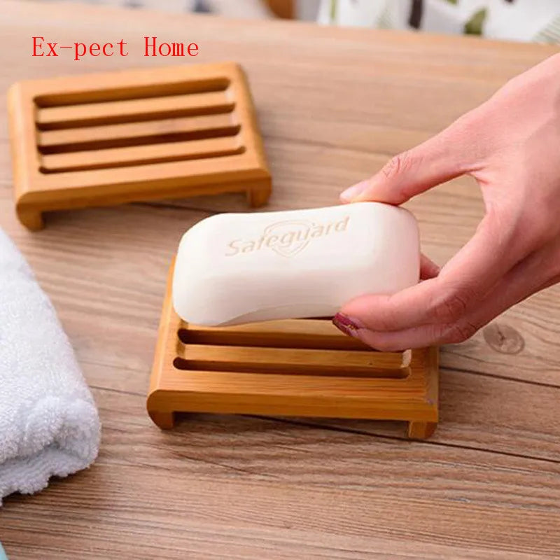 EcoNest Kitchen natural bamboo soap dish, Japanese-style holder