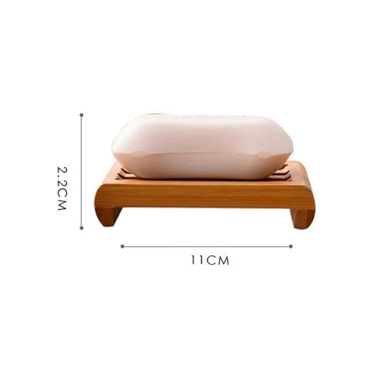 EcoNest Kitchen natural bamboo soap dish, Japanese-style holder