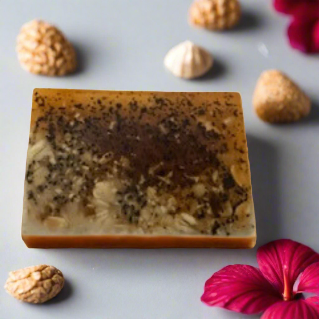 Honey, Hibiscus & Oatmeal Handmade Soap
