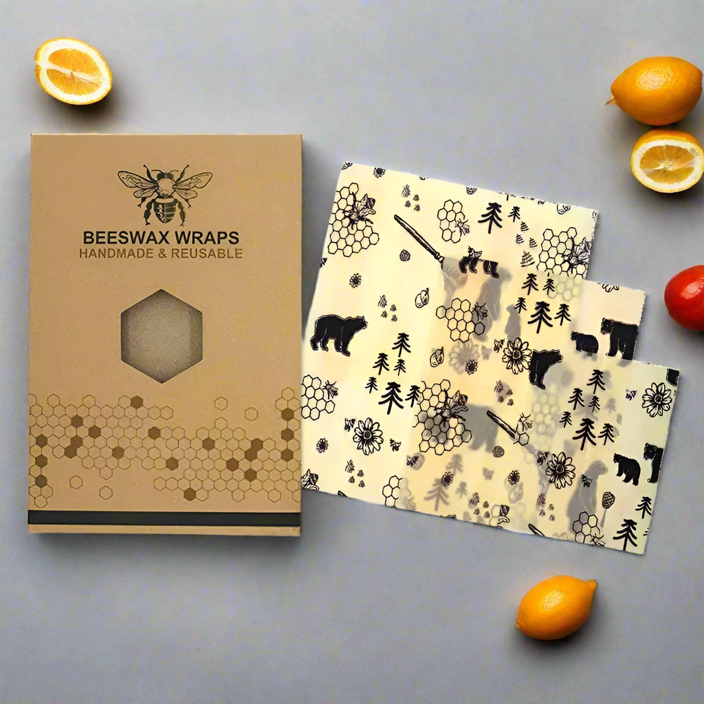 EcoNest Kitchen Beeswax Food Wrap for Sustainable Food Storage