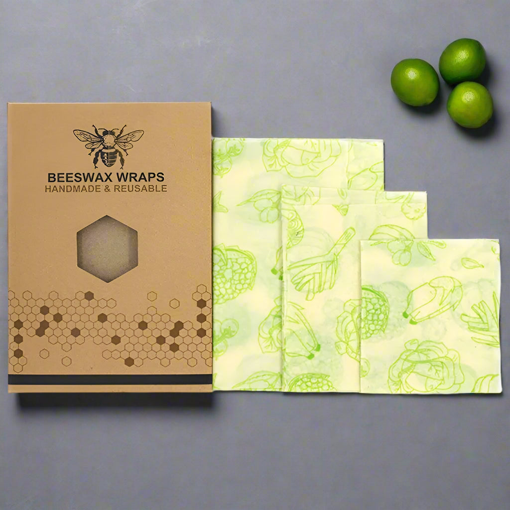 EcoNest Kitchen Beeswax Food Wrap for Sustainable Food Storage