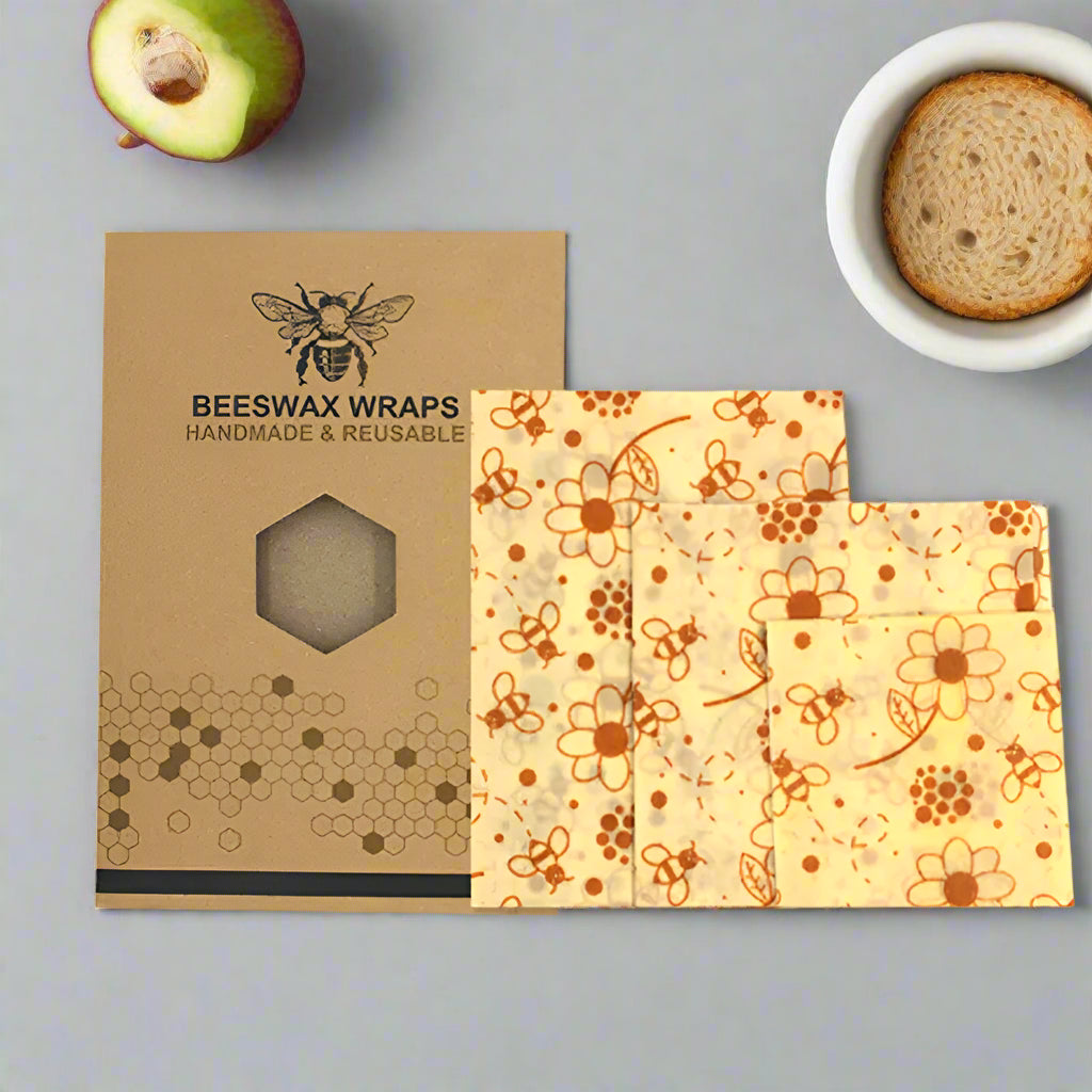 EcoNest Kitchen Beeswax Food Wrap for Sustainable Food Storage