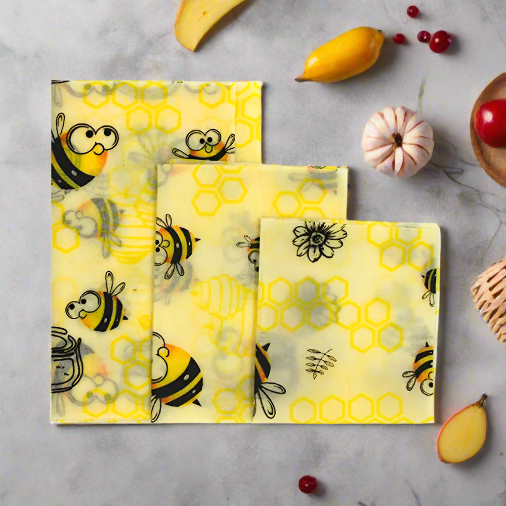 EcoNest Kitchen Beeswax Food Wrap for Sustainable Food Storage