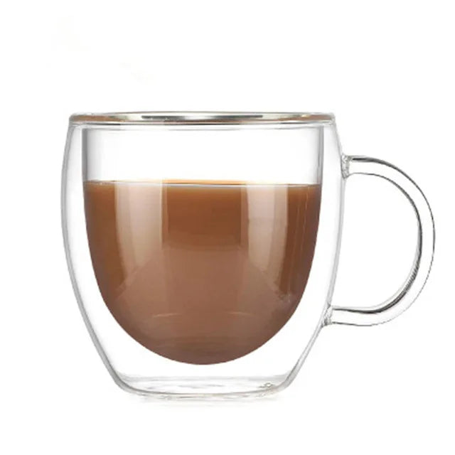 EcoNest Kitchen Double Insulation Glass Coffee Mug