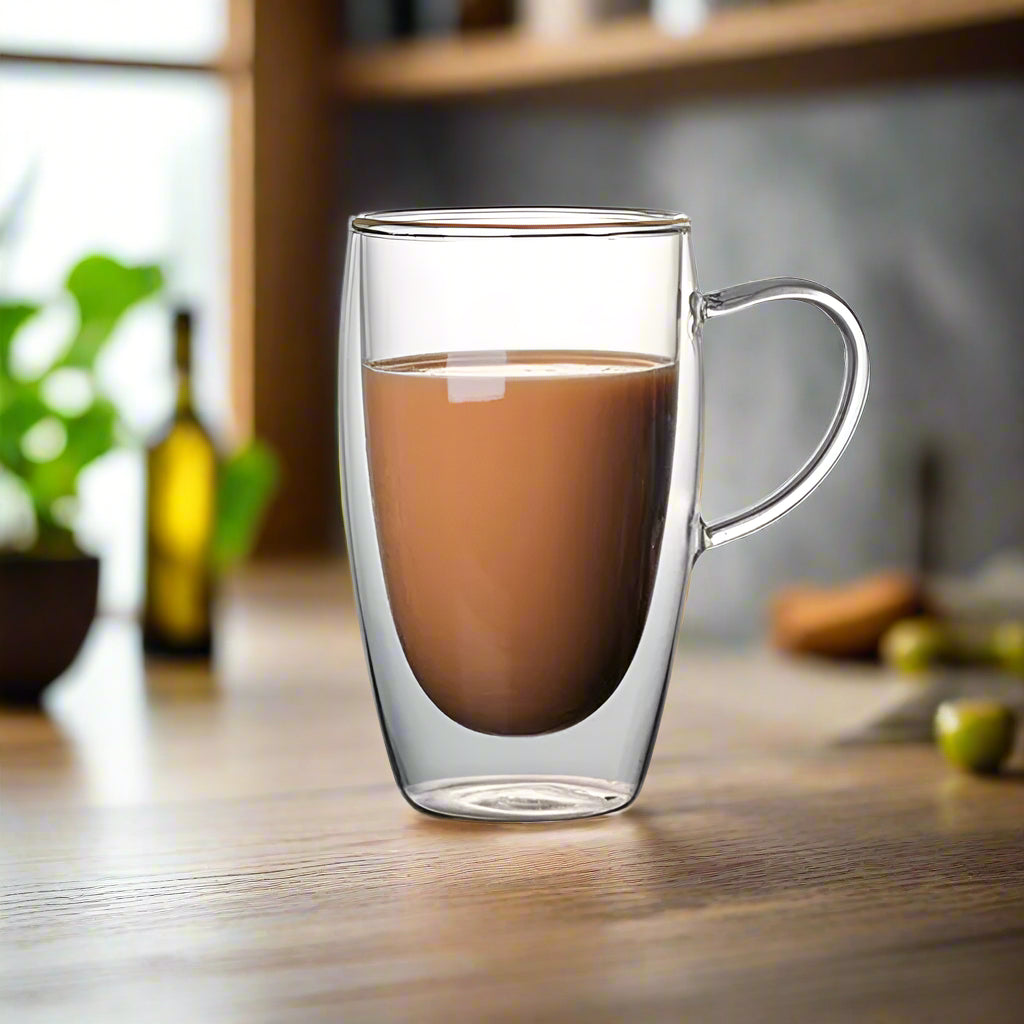 EcoNest Kitchen Double Insulation Glass Coffee Mug