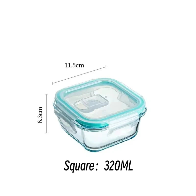 EcoNest Kitchen glass meal prep container with locking lid