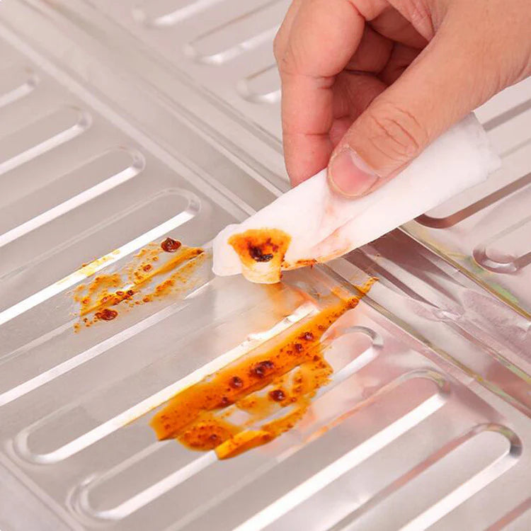EcoNest Kitchen Insulation Splash Baffle made from aluminum foil to prevent cooking oil splashes.
