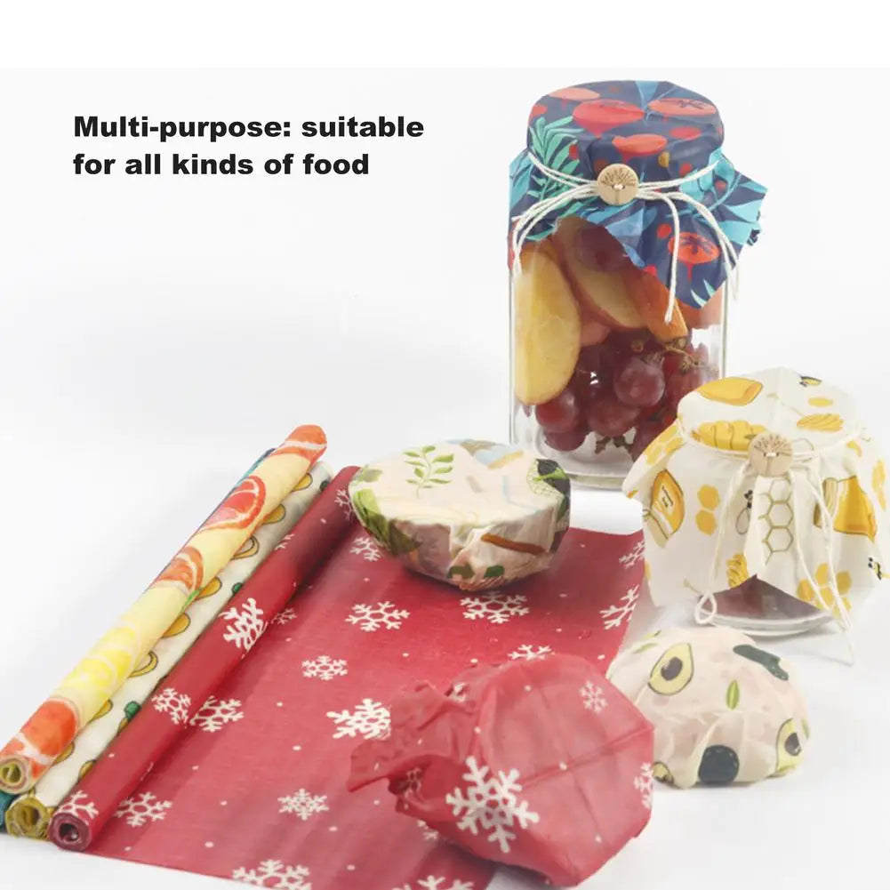 EcoNest Kitchen Eco-Friendly Beeswax Wraps for Food Storage