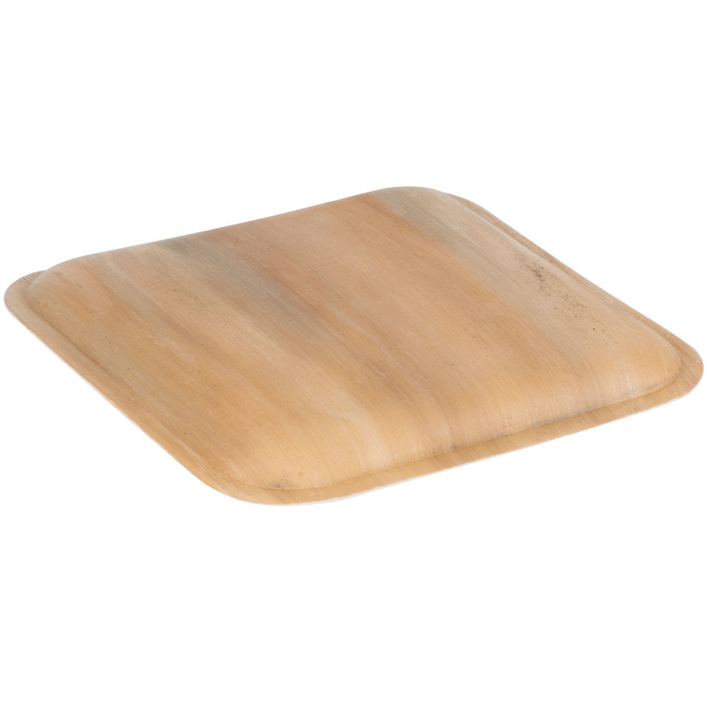 EcoNest Kitchen Palm Leaf Square Plates 10" - Eco-Friendly and Compostable Dinnerware