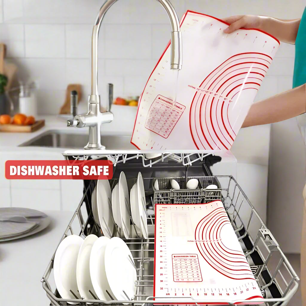 EcoNest Kitchen Silicone Baking and Kneading Mat for Dough