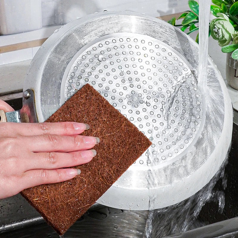 A set of EcoNest Kitchen Sisal Microfiber Sponges in packaging, showcasing the natural fiber texture, ideal for eco-friendly dishwashing and cleaning.