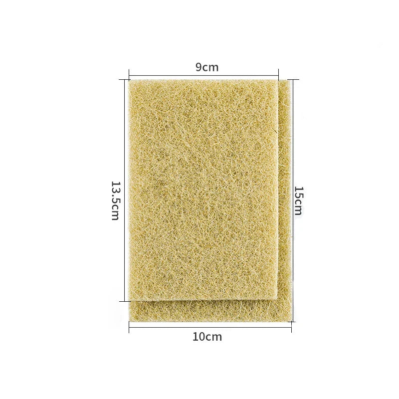 A set of EcoNest Kitchen Sisal Microfiber Sponges in packaging, showcasing the natural fiber texture, ideal for eco-friendly dishwashing and cleaning.
