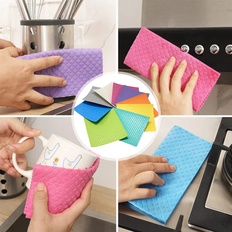 EcoNest Kitchen reusable magic cleaning dishcloth set