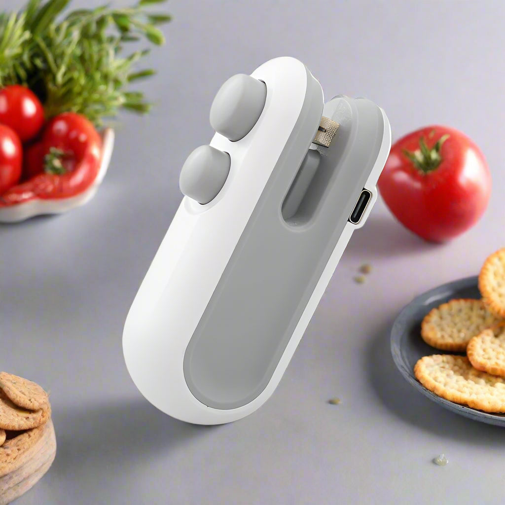 Mini USB rechargeable handheld heat sealer sealing chip bag