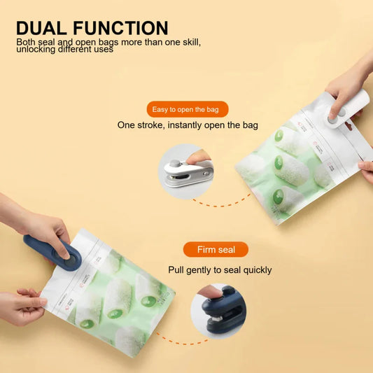 Mini USB rechargeable handheld heat sealer sealing chip bag