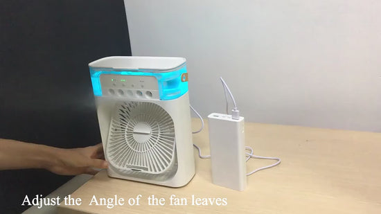 Xiaomi 3-in-1 Portable Air Conditioner Fan with LED Light and Humidifier – Eco-Friendly Personal Cooling