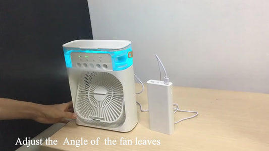Xiaomi 3-in-1 Portable Air Conditioner Fan with LED Light and Humidifier – Eco-Friendly Personal Cooling