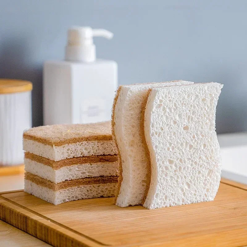 EcoNest Kitchen S-Style Sisal Wood Pulp Cotton Sponge