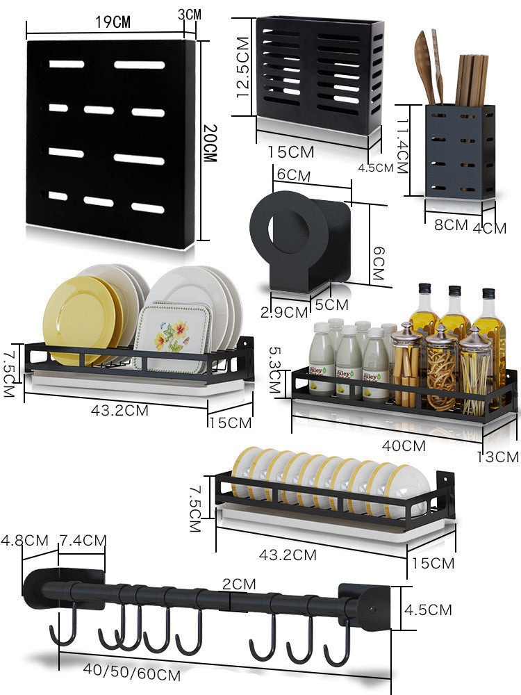 EcoNest Stainless Steel Wall Hanging Kitchen Shelf