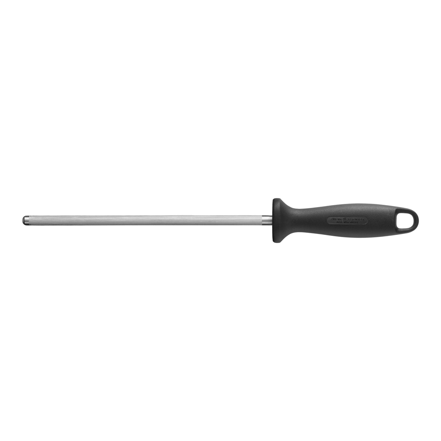 Black-handled screwdriver on a white background